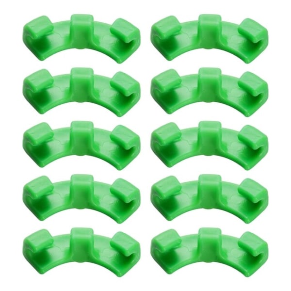 10 st Plantgrenar Bender 90 graders tillväxt Fixeringsklämma Green