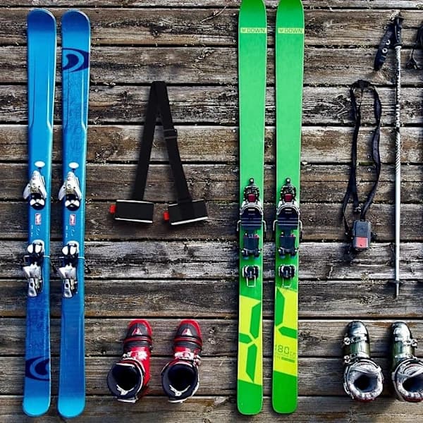4-pakning skibånd / skiholder – Bærestropp for ski 4-pakning