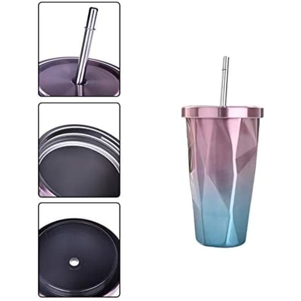 Klassisk Tumlare (Silver) - 500 ml, 304 Rostfri Stål Mugg Dubbelväggig