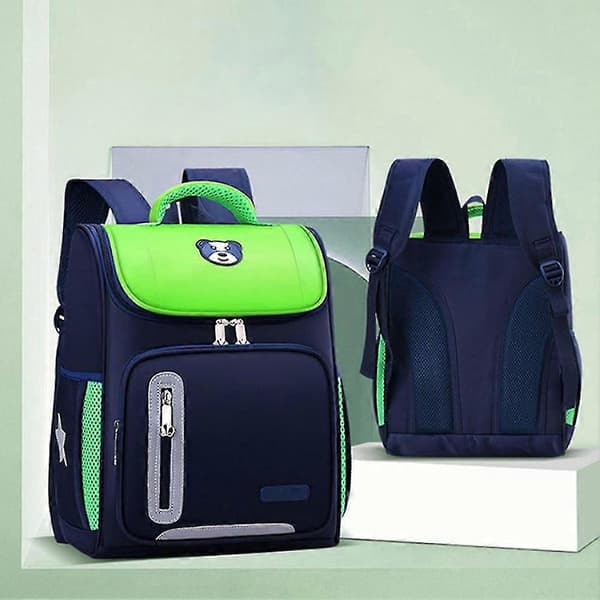 Skolesekker for barn Reflekterende moteskolesekk for studenter Sky blue Medium