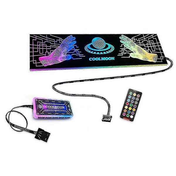 2025 Siste Modell Rgb Lyspanel Strømforsyning Bin Lys Sidepanel Gpu Bakplate Panel Ch