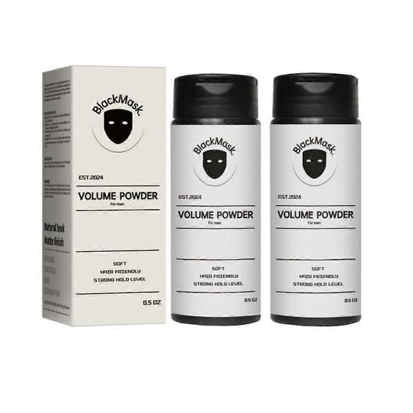 BlackMask Hårstylingpuder, Volympuder Ger Omedelbart Textur & Volym 40g