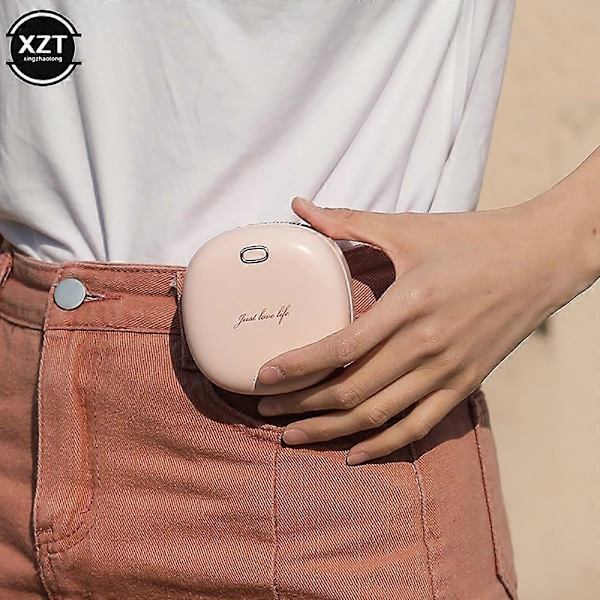 2023 Ny Mini Portabel Hängande Midje- och Nackfläkt Hands Free USB 3 Hastigheter Justerbar Luftkylare Drop Shipping Sommar Utomhus VIT
