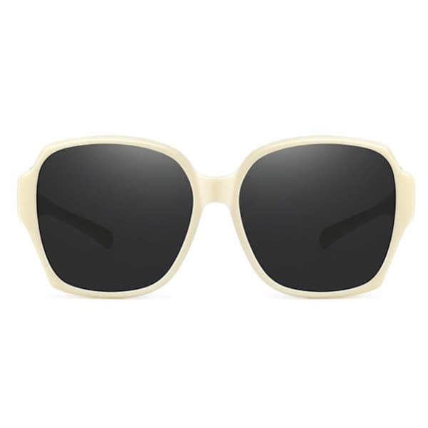 Polariserade Suncovers Solglasögon Över Glasögon Vit/Beige vit