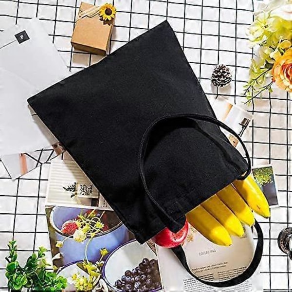 K)26 Bogstav Trykt sort genanvendelige indkøbsposer, Foldbar Casual Rejse Håndtaske, Skulder Strand Tote Tasker, Shopper taske miljøvenlig super stærk vaskbar