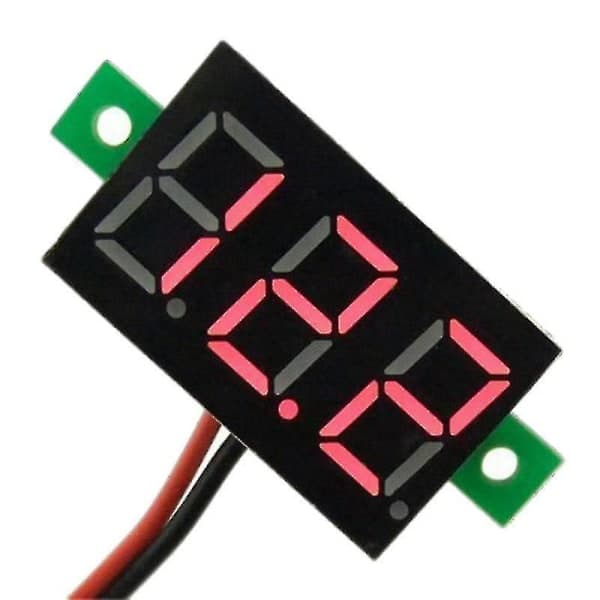 Mini digital voltmeter med omvendt polaritetsbeskyttelse
