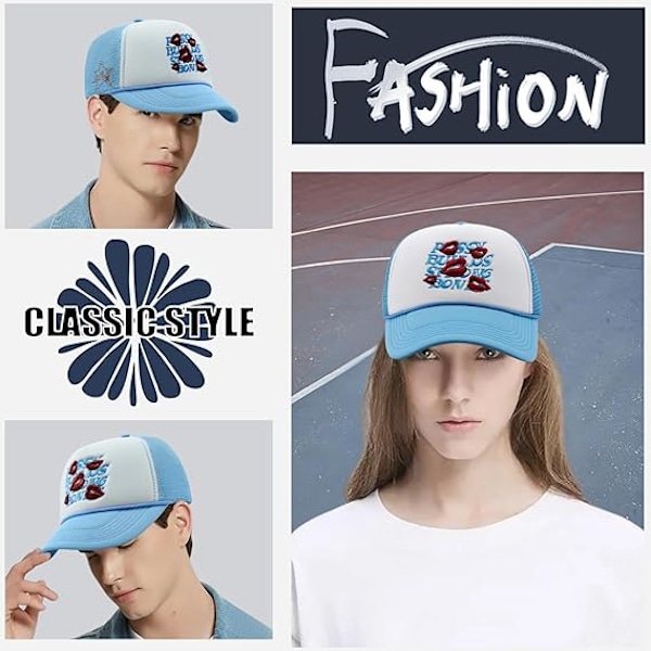 Basebollkepsar, udda broderade hattar, unisex hiphop-truckerkepsar