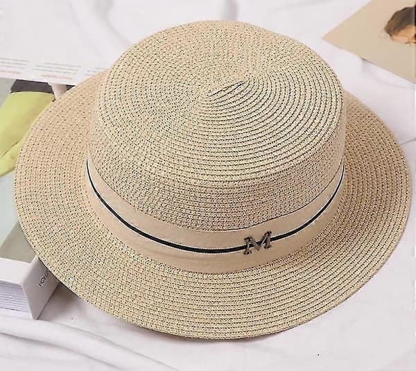 (Flat brem beige) Seaside Sunshade Strandhatt
