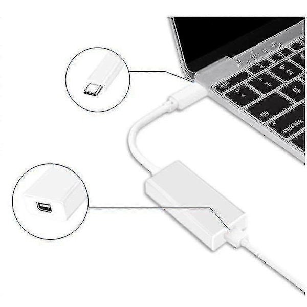 Thunderbolt 3 - Thunderbolt 2 -sovitin, tyyppi C -kaapeli, USB, Macbook Air Prolle - Osta nyt!