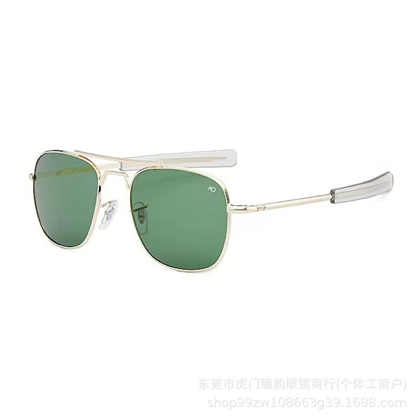 Aviator solbriller til mænd og kvinder, vintage, designer, US Army, militær, optisk, solbriller