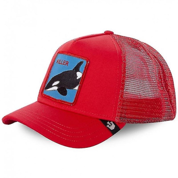 Animal Baseball Cap Sun Protection Mesh Brodert Trucker Hat Killer whale