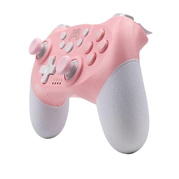 Switch Pro Controller Gamepad Kompatibel med Switch/Switch Lite, Understøtter Makroprogrammering, Vækning, Vibration, Seks Akse Gyroskop Funktioner