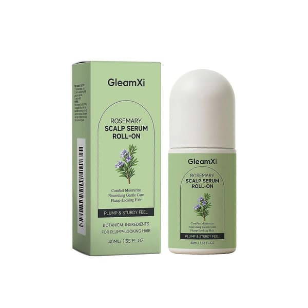 Rosmarin Scalp Serum Roll-On, Ger Näring Åt Hårbotten Och Stöder Hårhälsan (40ml)