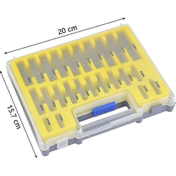 150 stk. spiralbor sæt Hss Titanium Micro Drill Micro Bit Sæt Værktøj 0,4 mm-3,2 mm til træ, metal