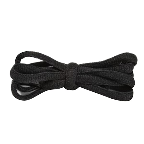 1 Pair of 1.2m Long Black Flat Shoelaces for Sports Running Shoes and Casual Shoes