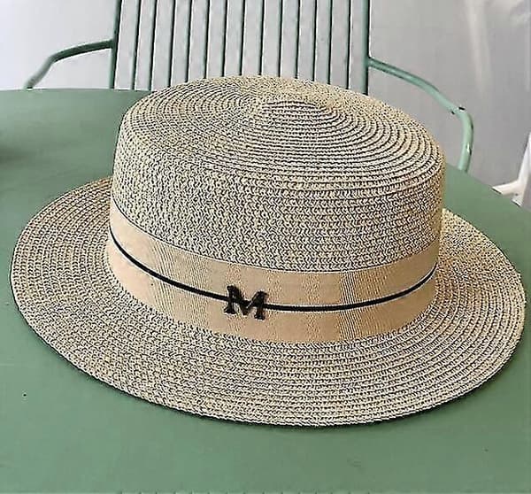 (Flat brem beige) Seaside Sunshade Strandhatt