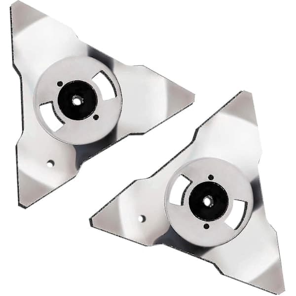2-pakning rustfrie reservekniver for Robomow robotgressklippere RS TS MS RC TC MC modeller