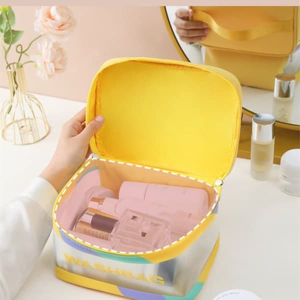 PVC-taske organizer - spotudsalg gul