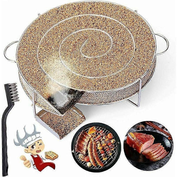 Kold Røg Generator til Røgeovn Rygning af Kød Fisk med Børste Rengøring Grill