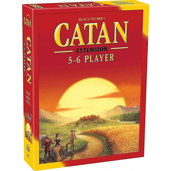 (Påskkampanj) Högkvalitativt Catan brädspel, expansion som tillåter totalt 5 till 6 spelare för Catan brädspel, familjespel