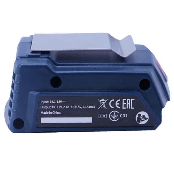 For Bosch 14.4-18v USB-grensesnittadapter med indikatorlys