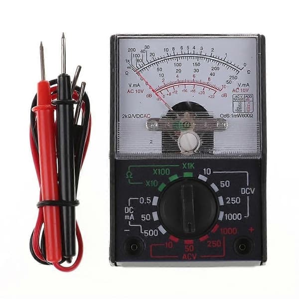 Analog multimeter för studentundervisning, underhåll, digital amperemeter, liten bärbar Wei Zheng 110a voltmeter
