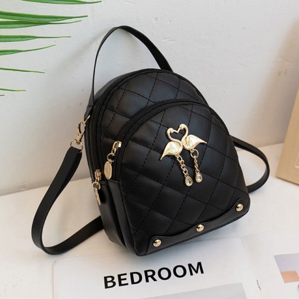 Varkaudenestoreppu irrotettava Multi Pockets -reppu - korkealaatuinen musta 15x7x18cm/5.91x2.76x7.09\"
