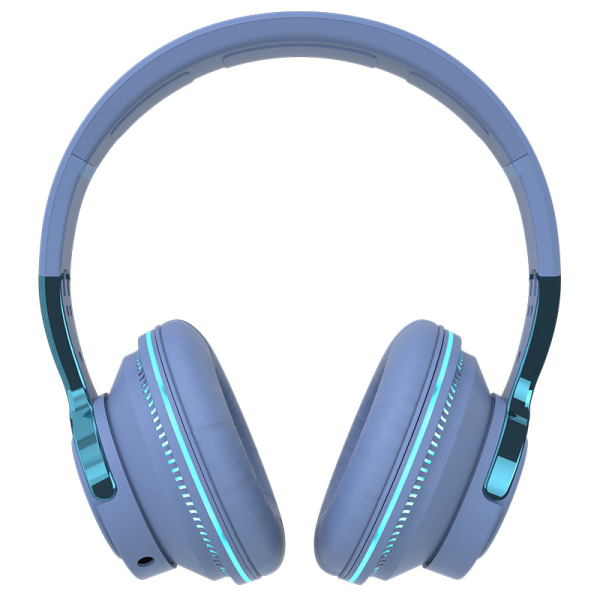 Bluetooth-hodetelefoner trådløst over øret Stereo trådløst hodesett blue