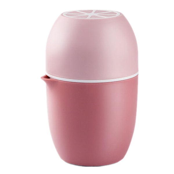 Juicer Squeezer Håndsaftpresser med si og beholder pink