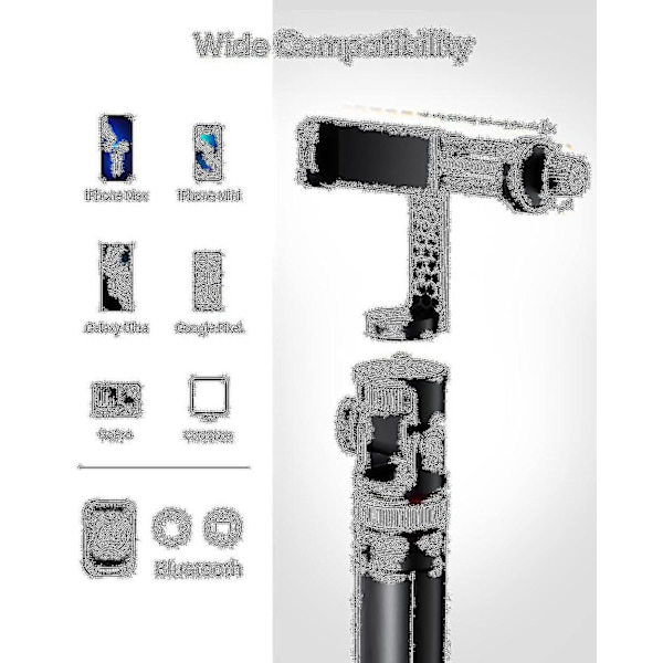 62\" Telefonstativ, Eucos Selfie Stick Stativ med Fjernbetjening, Opgraderet Iphone Stativ Stand & Rejsestativ, Solideste Mobiltelefon Stativ Kompatibelt med Ipho