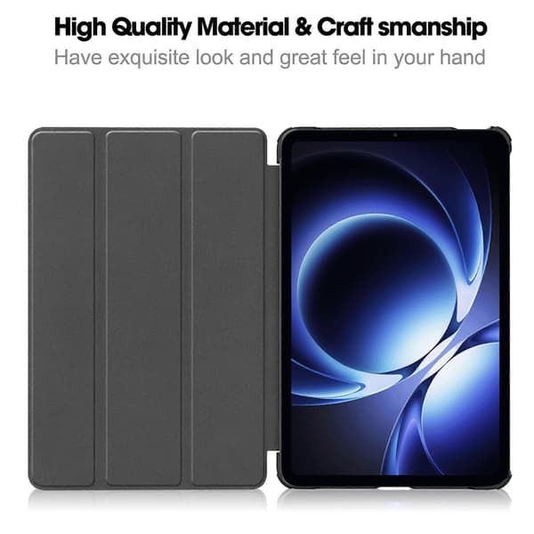 Til Xiaomi Redmi K Pad Case Anti-Drop Læder Stand Tablet Cover Blå