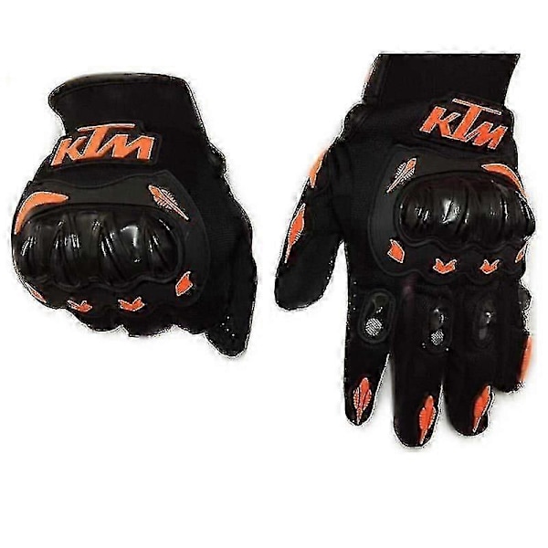 Ktm Hengittävät Moottoripyöräkäsineet Täysikokoiset Sormet Off-road Kilpa-ajo Moottoripyöräkäsineet M