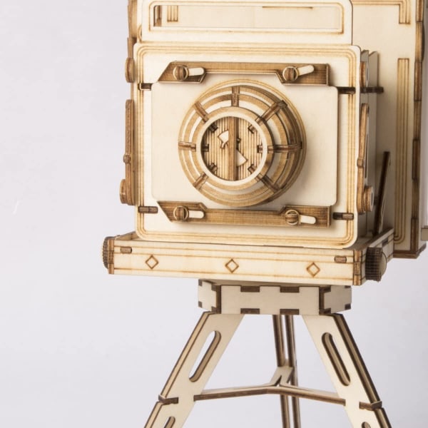 3D træpuslespil byggelegetøj - DIY Model Craft Kit - Tg403 kamera Tg403 Camera