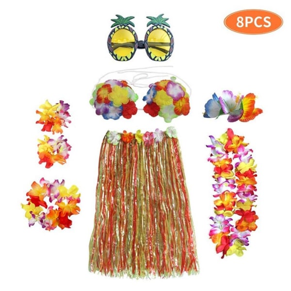 Hawaiian for Grass Kjol Rekvisita Dressing Ornament Dansklänning Mode Type 5