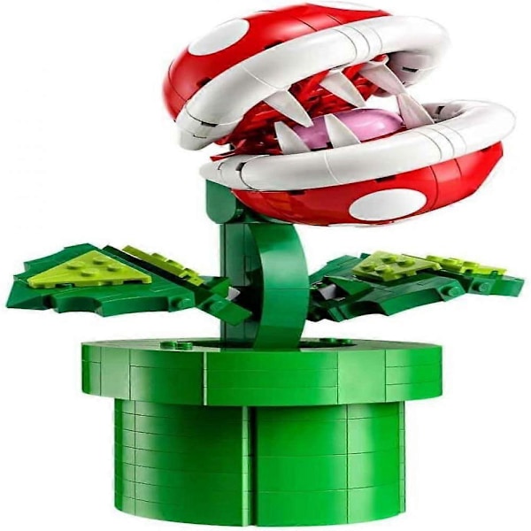 Super Mario Piranha Plant, rakenna ja aseta esille Super Mario Brothers -keräilyesine aikuisille ja teineille, autenttisen yksityiskohtainen aseteltava hahmo, syntymäpäivälahja