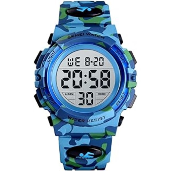 Børneur, Drenge Sport Digital Vandtæt LED Ure med Alarm Armbåndsur til Drenge Piger Børn Ur D qd