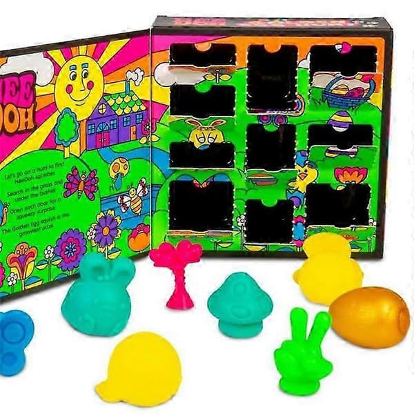 Gull Egg Skattejakt Needoh Squishy Plastisitet Fidget Leker Anti-stress Sensor