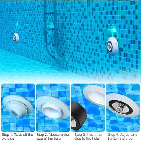 Pool vinterpropper, 2 stk. poolpropper, 1,25-1,5 tommer / 32-38 mm vinterprop, vintervedligeholdelsesfitting til poolrør.