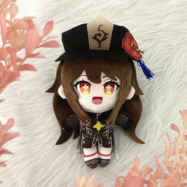 Hu Tao Genshin Impact Plyschleksak, Hu Tao Anime Figur Plyschdocka
