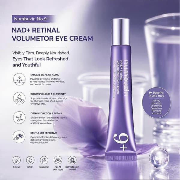 NAD+ Retinal Volumetox Øyekrem - 20ml