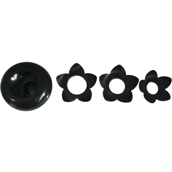 Lotus bomullspinneholder i sort Black