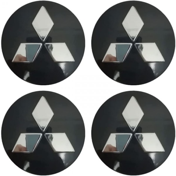 4 kpl Sopivat Mitsubishi Pyörännavan Keskikupit, 60mm/2.35 tuumaa B
