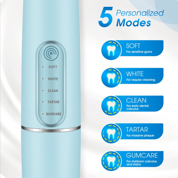 Household Electric Tooth Cleaner (Blue)