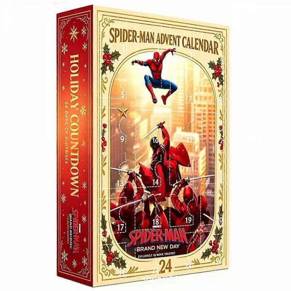 2D Spiderman 4 New Day Countdown 24 DAGES Julekalender 2026 A+
