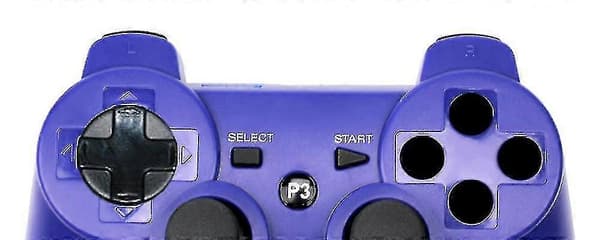 Ps3 trådløs controller, professionelt Ps3 spilbræt, dobbelt vibrations touchpad spilbræt, Bluetooth spilcontroller lilla Yanlieso