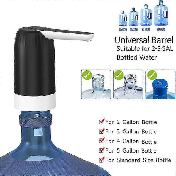 2025 Senaste Modell 5 Gallons Dunk Bärbar Vattendispenser, Vattenflaskpump 5