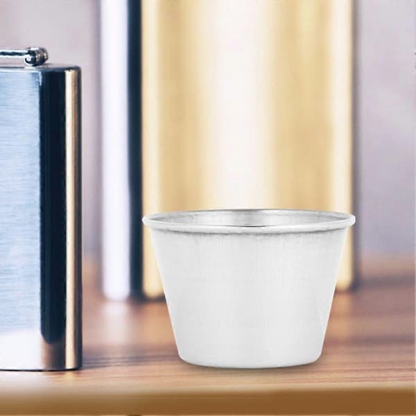 Portable Vinkrus i Rustfrit Stål, Smørkop, Dipskål (75 ml)