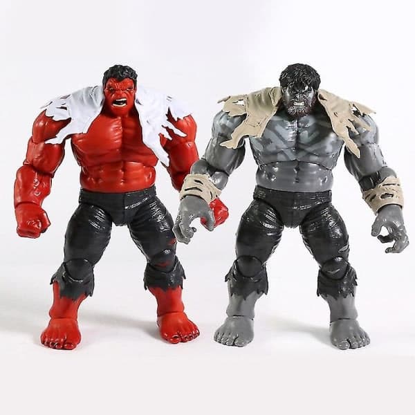 Marvel Legends The Grey Red Hulk Samlarfigur 21cm RÖD