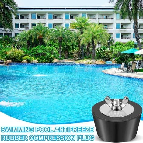 Pool vinterpropper, 2 stk. poolpropper, 1,25-1,5 tommer / 32-38 mm vinterprop, vintervedligeholdelsesfitting til poolrør.