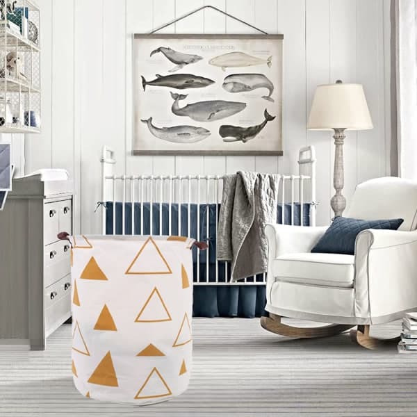 Stor korg i canvas, lätt förvaring/leksak